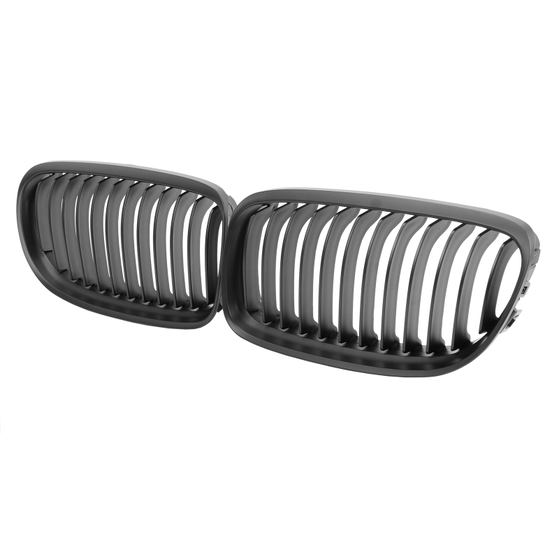 Nieren Grill matt Schwarz Einzelsteg passend für BMW 3er E90 E91 Facelift