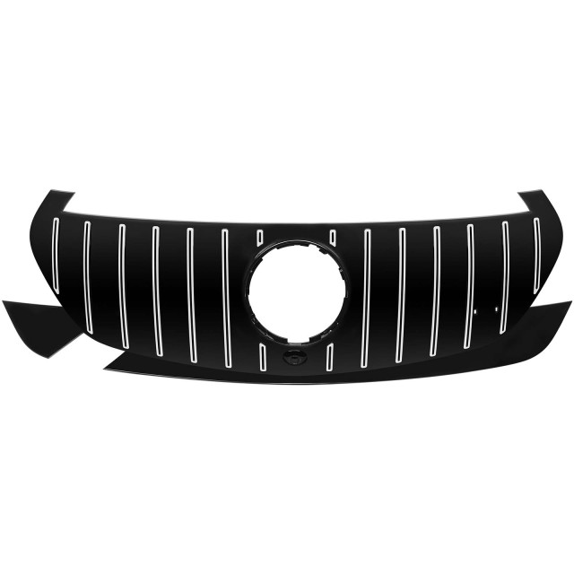 Kühlergrill Chrome Schwarz GT Panamericana passend für Mercedes EQC N293 W293 AMG-Paket