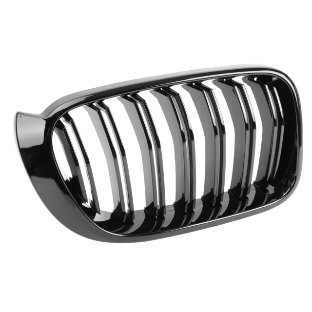 Nieren Grill glanz Schwarz Doppelsteg passend für BMW X3 F25 F26 Facelift