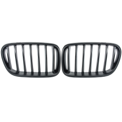 Nieren Grill matt Schwarz Einzelsteg passend für BMW X3 F25 F26 Vorfacelift