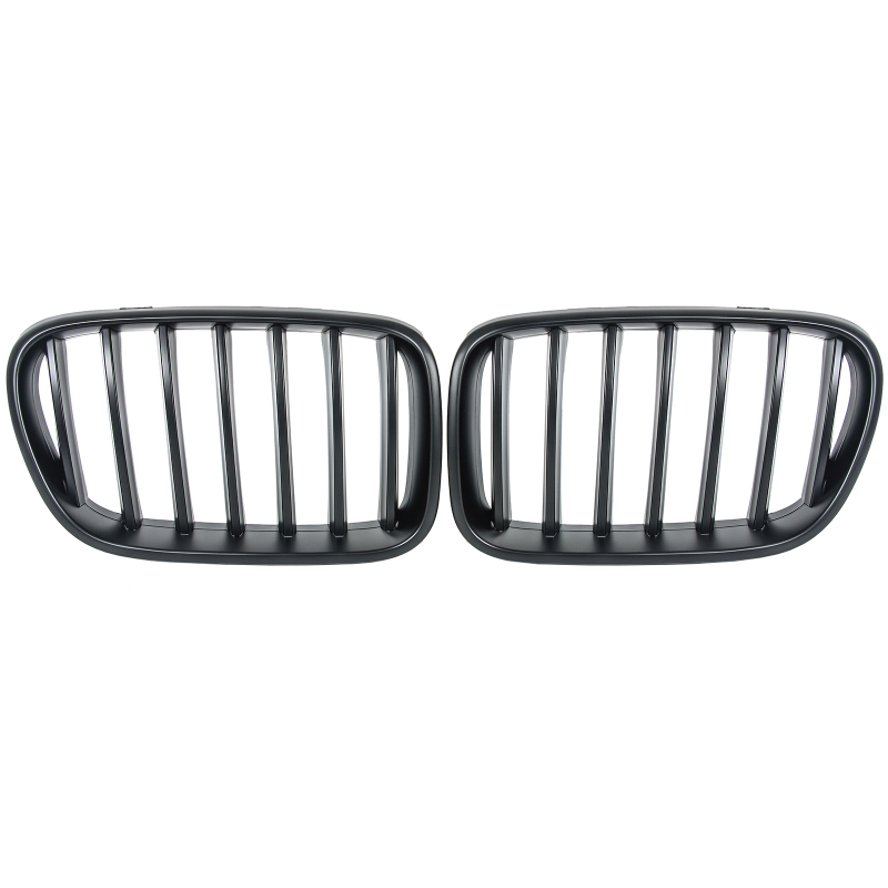 Nieren Grill matt Schwarz Einzelsteg passend für BMW X3 F25 F26 Vorfacelift