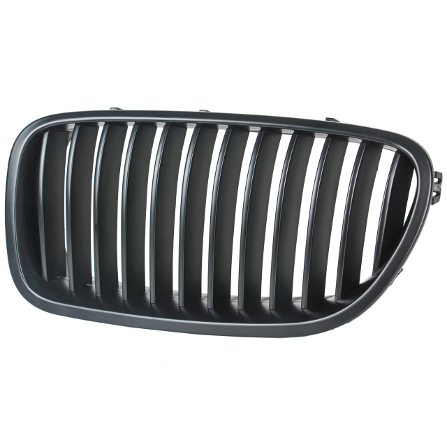 Nieren Grill matt Schwarz Einzelsteg passend für BMW 5er F10 F11