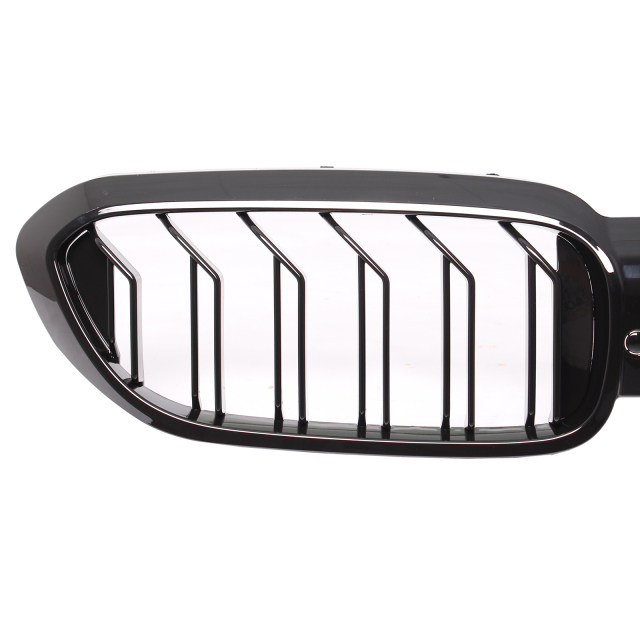Nieren Grill glanz Schwarz Spezifisch Doppelsteg passend für BMW 5er G30 G31 Vorfacelift