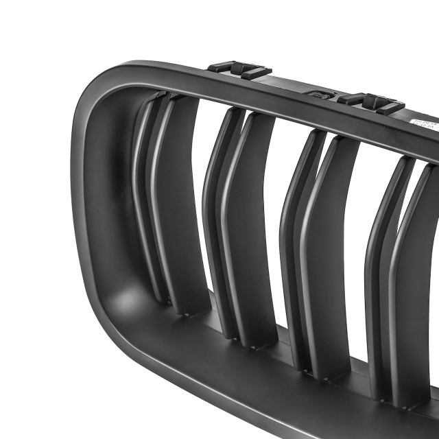 Nieren Grill matt Schwarz Doppelsteg passend für BMW 5er F10 F11