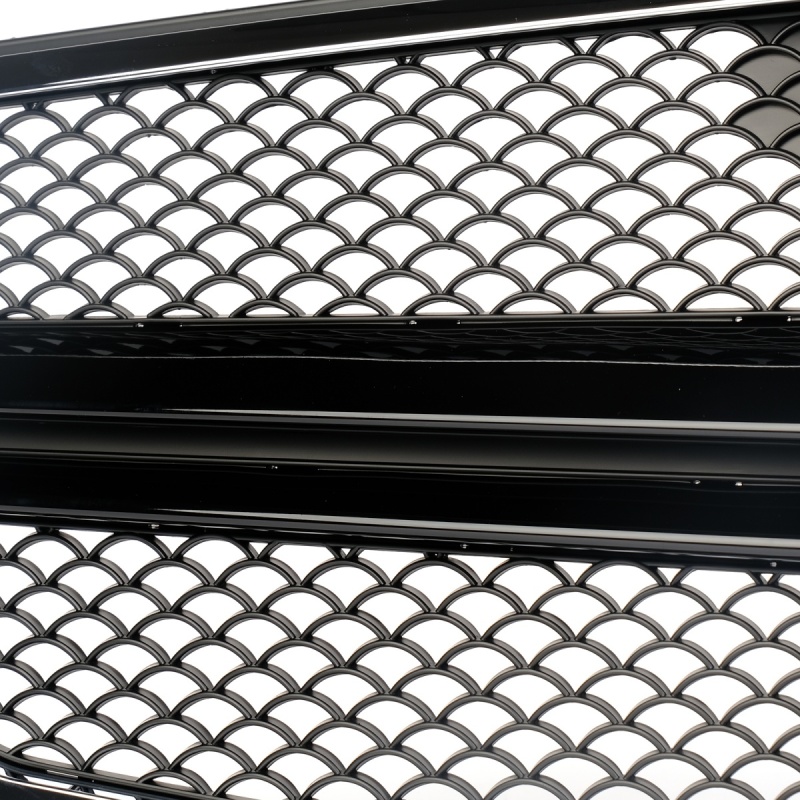 Kühlergrill glanz Schwarz AMG Look passend für Mercedes E-Klasse W212 S212 Vorfacelift