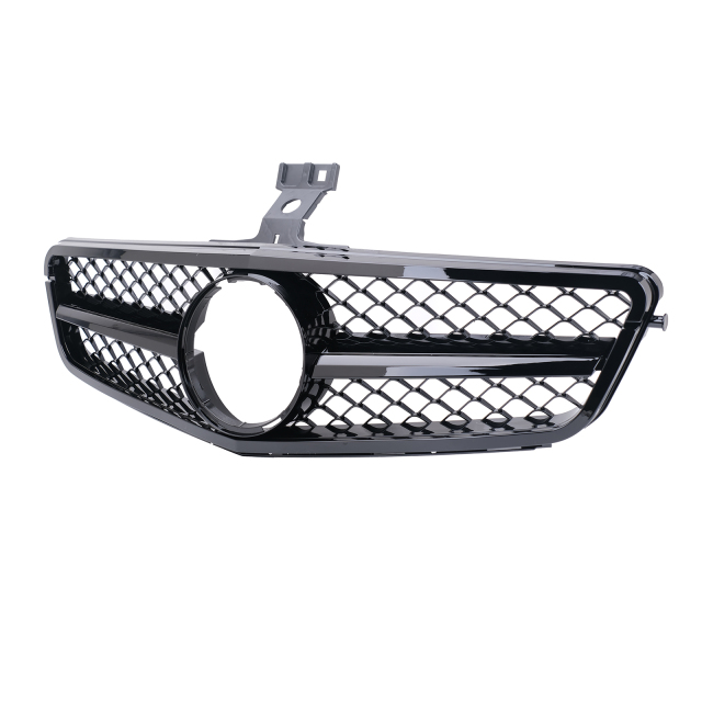 Kühlergrill glanz Schwarz AMG Look passend für Mercedes C-Klasse W204 S204 C204