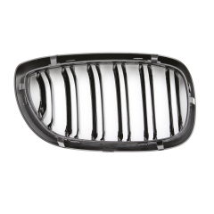 Nieren Grill glanz Schwarz Doppelsteg passend für BMW 3er Coupe E46 Facelift