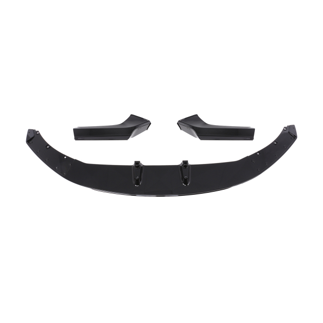 Spoilerlippe Frontlippe GLANZ SCHWARZ für BMW 2er F22 F23 M Paket