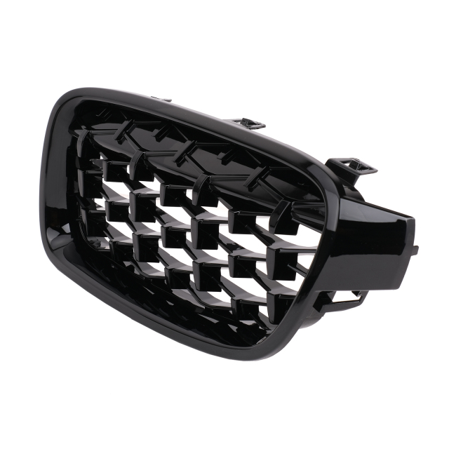 Nieren Grill glanz Schwarz Mesh-Design passend für BMW 3er F30 F31