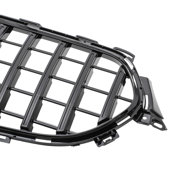 Kühlergrill glanz Schwarz GT Panamericana passend für Mercedes E-Klasse W213 S213 C238 A238 Facelift