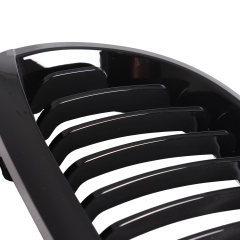 Nieren Grill glanz Schwarz Einzelsteg passend für BMW 3er Coupe E46 Facelift