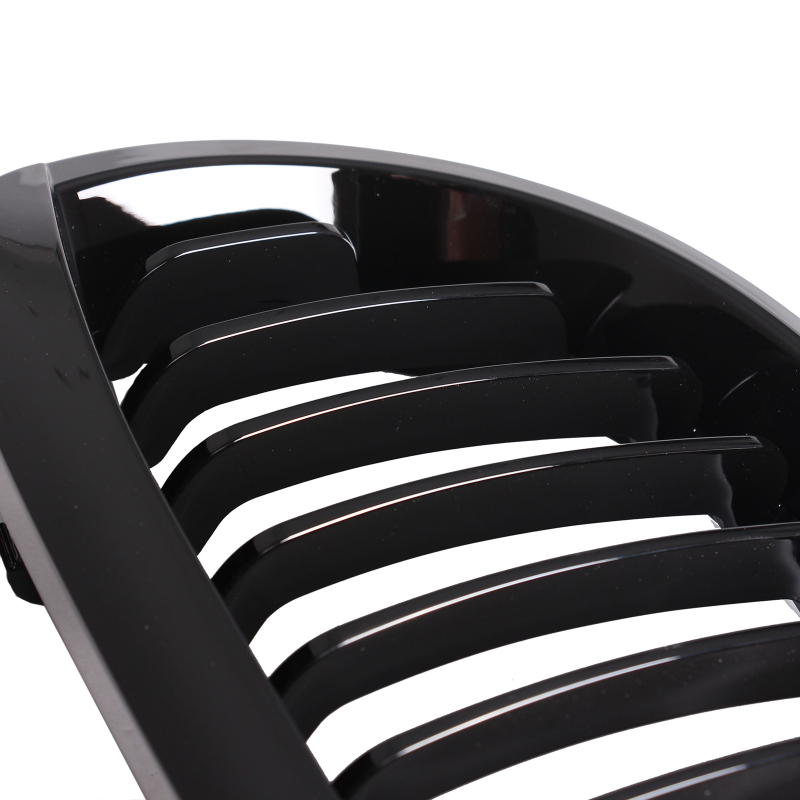 Nieren Grill glanz Schwarz Einzelsteg passend für BMW 3er Coupe E46 Facelift