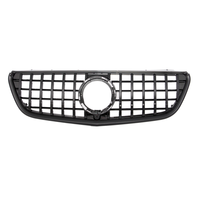 Kühlergrill glanz Schwarz GT Panamericana passend für Mercedes V-Klasse W447 Facelift AMG-Paket
