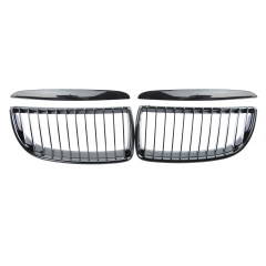 Nieren Grill glanz Schwarz Einzelsteg passend für BMW 3er E90 E91 Vorfacelift