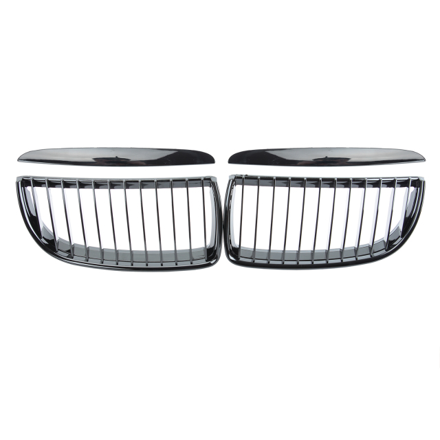 Nieren Grill glanz Schwarz Einzelsteg passend für BMW 3er E90 E91 Vorfacelift