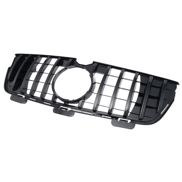 Kühlergrill glanz Schwarz GT Panamericana passend für Mercedes GL X164 Facelift