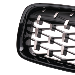 Nieren Grill Schwarz Chrom Mesh-Design passend für BMW 3er F30 F31