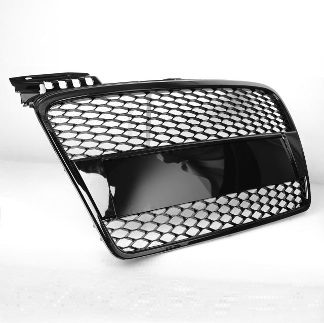 Passt für Audi A4 B7 Waben Grill Kühlergrill Front Grill Schwarz Glanz 05-08