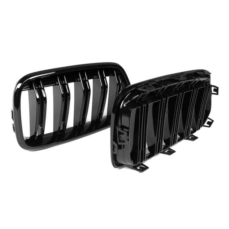 Nieren Grill glanz Schwarz Doppelsteg passend für BMW X2 F39