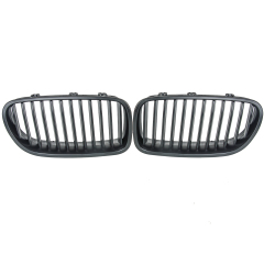 Nieren Grill matt Schwarz Einzelsteg passend für BMW 5er F10 F11