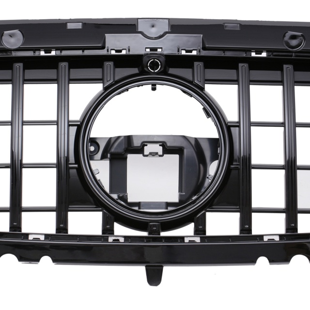 Kühlergrill glanz Schwarz GT Panamericana passend für Mercedes GLA H247 AMG-Paket