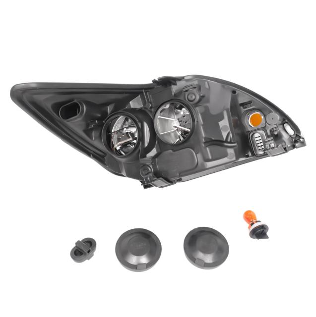 Front Scheinwerfer Links für Ford Focus MK2 Facelift Schwarz Hauptscheinwerfer