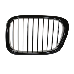 Nieren Grill glanz Schwarz Einzelsteg passend für BMW 5er E39 Vorfacelift