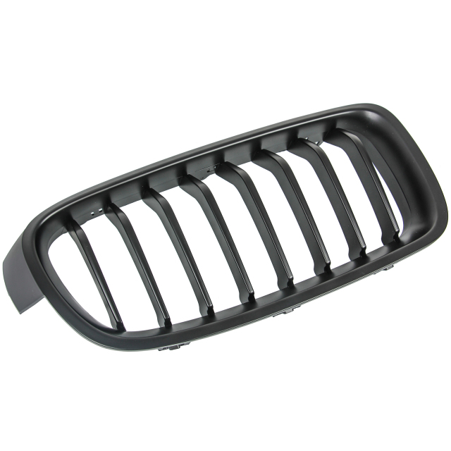 Nieren Grill matt Schwarz 8-teilig passend für BMW 3er F30 F31