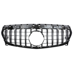 Kühlergrill glanz Schwarz GT Panamericana passend für Mercedes CLA C117 X117 Facelift