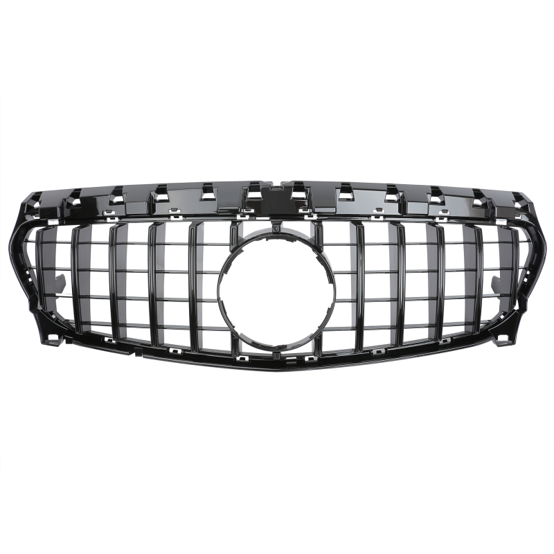 Kühlergrill glanz Schwarz GT Panamericana passend für Mercedes CLA C117 X117 Facelift