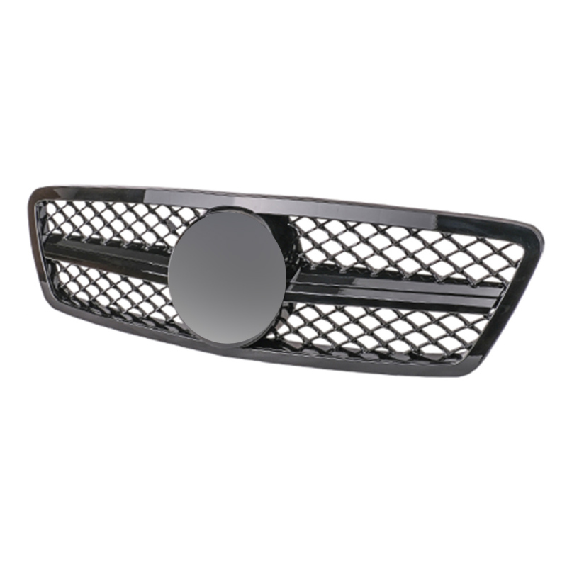 Kühlergrill glanz Schwarz AMG Look passend für Mercedes C-Klasse W203 S203