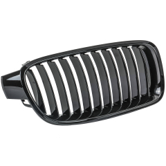 Nieren Grill glanz Schwarz 11-teilig passend für BMW 3er F30 F31