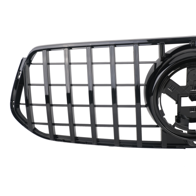 Kühlergrill glanz Schwarz GT Panamericana passend für Mercedes GLE V167 C167 AMG-Paket