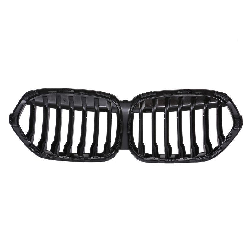Nieren Grill glanz Schwarz Einzelsteg passend für BMW X1 F48 Facelift