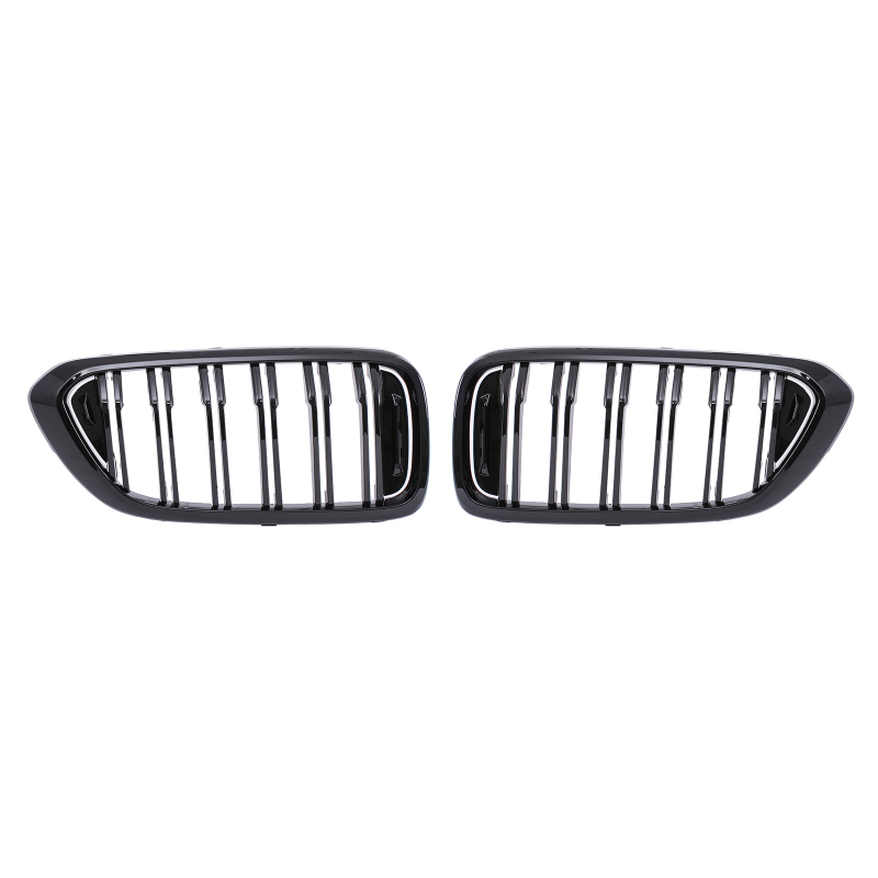 Nieren Grill glanz Schwarz Doppelsteg passend für BMW 6er G32 Vorfacelift