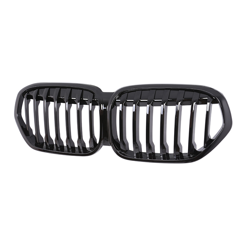 Nieren Grill glanz Schwarz Einzelsteg passend für BMW X1 F48 Facelift
