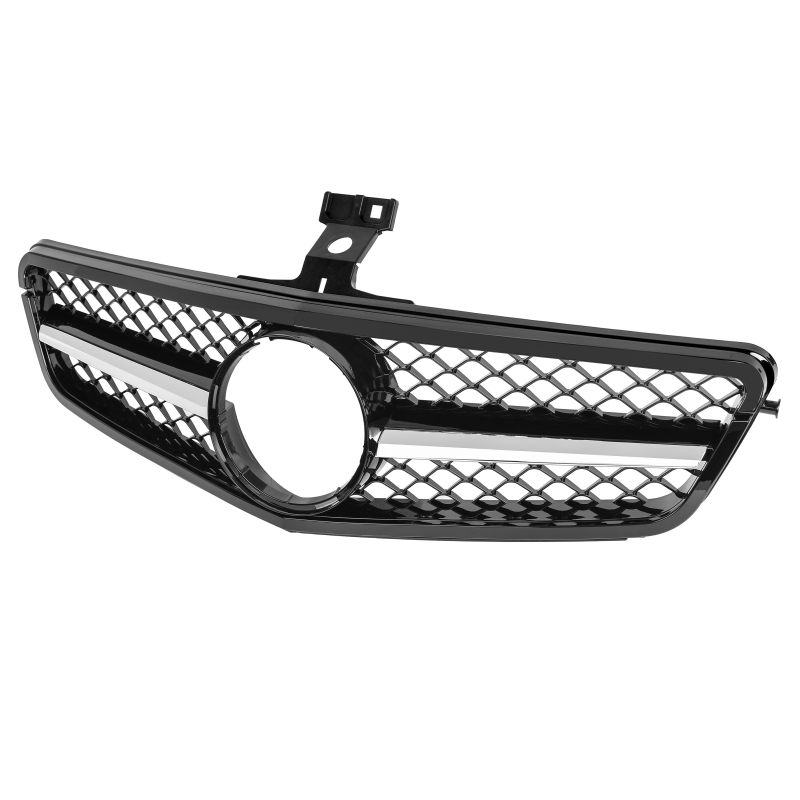 Kühlergrill glanz Schwarz Chrom AMG Look passend für Mercedes C-Klasse W204 S204 C204