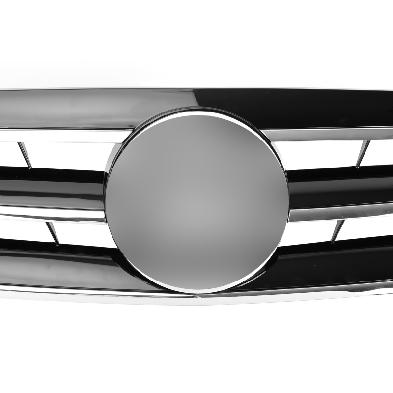 Kühlergrill glanz Schwarz Chrom AMG Look passend für Mercedes C-Klasse W203 S203