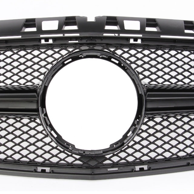 Kühlergrill glanz Schwarz AMG Look passend für Mercedes A-Klasse W176 Vorfacelift