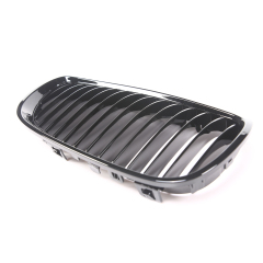 Nieren Grill glanz Schwarz Einzelsteg passend für BMW 3er Coupe E92 E93 Facelift