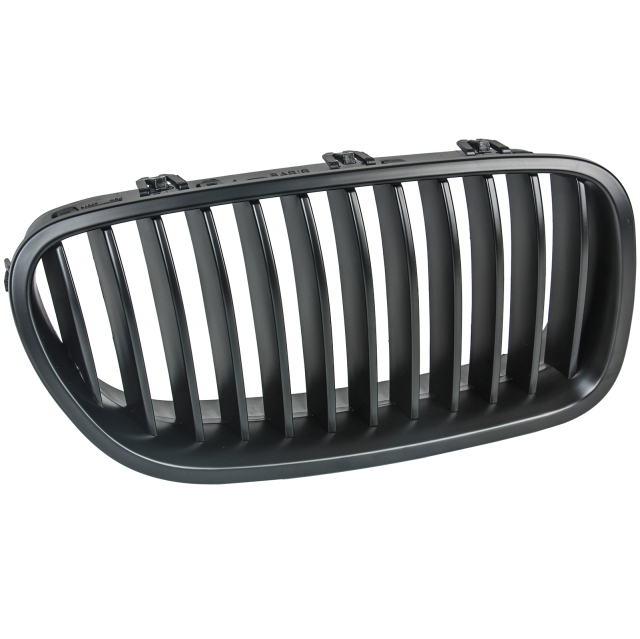 Nieren Grill matt Schwarz Einzelsteg passend für BMW 5er F10 F11