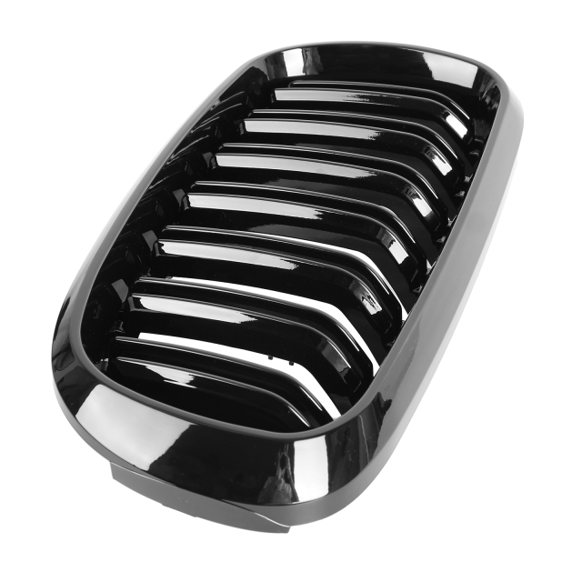 Nieren Grill glanz Schwarz Doppelsteg passend für BMW X5 F15 F16