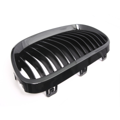 Nieren Grill glanz Schwarz Einzelsteg passend für BMW 3er Coupe E92 E93 Vorfacelift