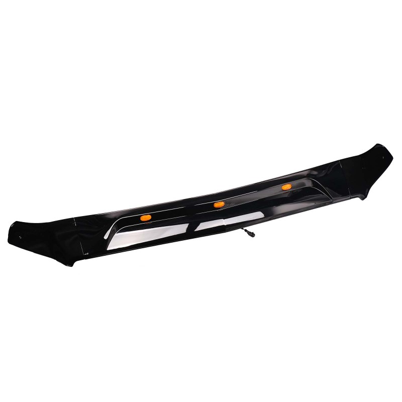 Spoilerlippe Frontlippe mit LED GLANZ SCHWARZ für Mercedes Sprinter W906 906