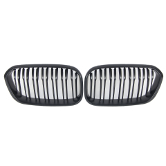 Nieren Grill matt Schwarz Doppelsteg passend für BMW 1er F20 F21 Facelift