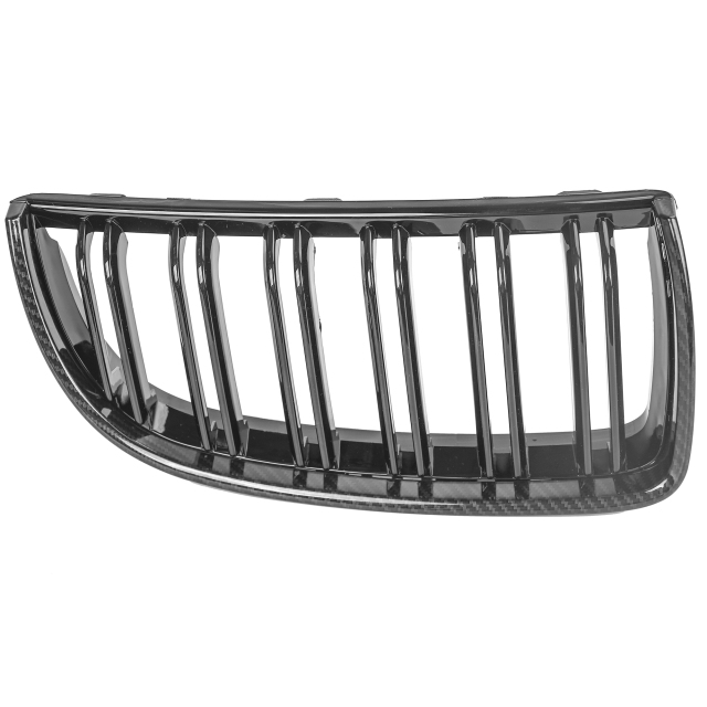 Nieren Grill Carbon Look Doppelsteg passend für BMW 3er E90 E91 Vorfacelift