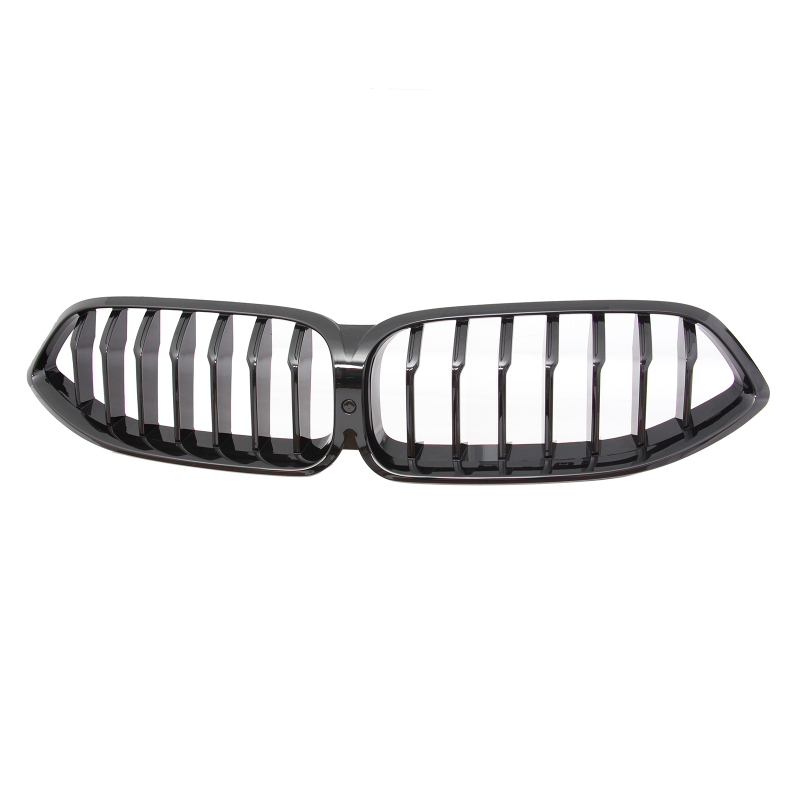 Nieren Grill glanz Schwarz Einzelsteg passend für BMW 8er G15 G14 G16 F92 F91 F93