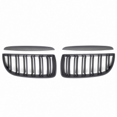 Nieren Grill matt Schwarz Doppelsteg passend für BMW 3er E90 E91 Vorfacelift