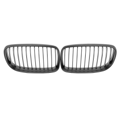 Nieren Grill matt Schwarz Einzelsteg passend für BMW 3er E90 E91 Facelift