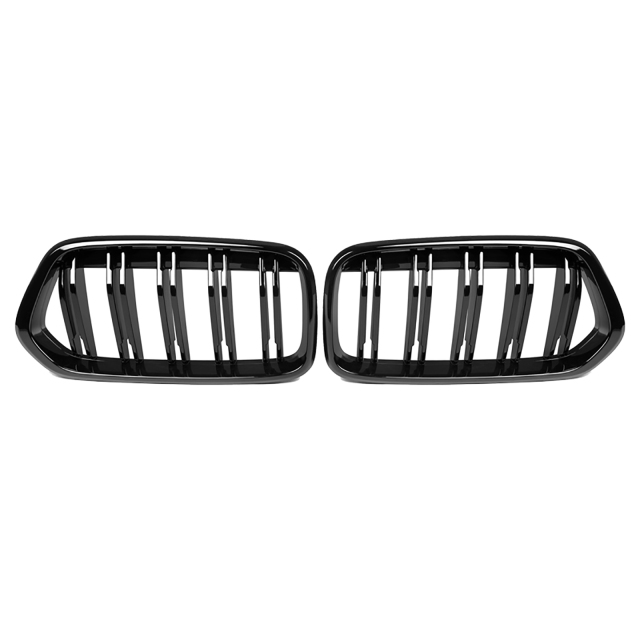 Nieren Grill glanz Schwarz Doppelsteg passend für BMW X2 F39